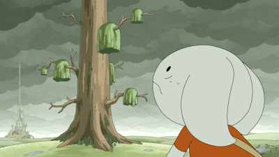 I'm in another weird version
of Ooo. - Adventure Time: Fionna & Cake