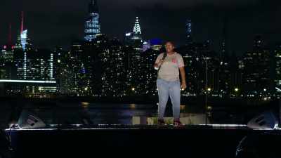 I'm inside this Marshalls,
chilling, - Colin Quinn & Friends: A Parking Lot Comedy Show