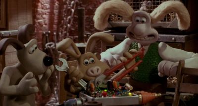 I'm inventing mostly - Wallace &amp; Gromit: The Curse of the Were Rabbit