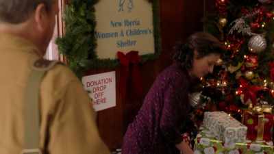 I'm just dropping off
some last-minute donations, - Christmas in Louisiana