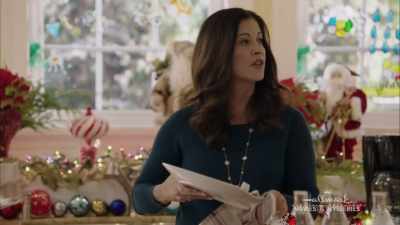 I'm just finishing
the front door wreath, - Once Upon a Christmas Miracle