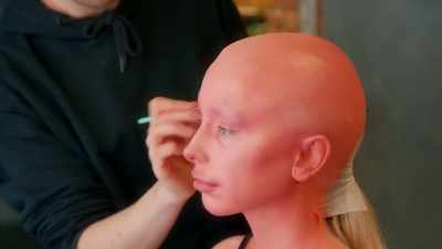 I'm just going in and deepening up - Glow Up: Britain's Next Make-Up Star