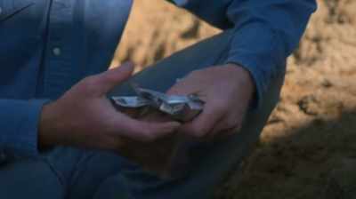 I'M JUST GONNA WRAP THIS
TIN FOIL NOW THAT I'VE GOT IT. - Dino Hunters