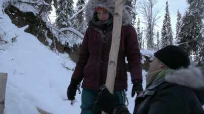 I'm just, I've never seen
them pile sticks around - Life Below Zero: Next Generation