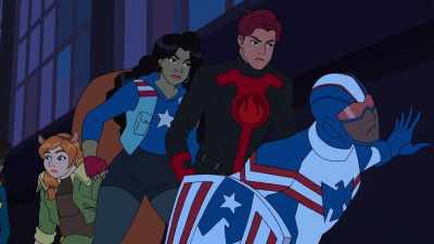 - I'm just saying,
why do super villains always - Marvel Rising: Heart of Iron