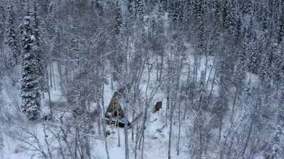 I'm just squattin' in
the woods which is, - Life Below Zero: Next Generation