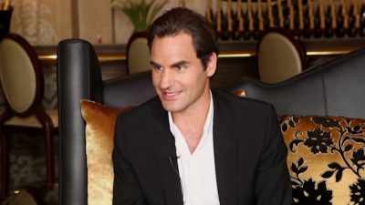 I'm just totally relaxed, - Roger Federer: A Champions Journey