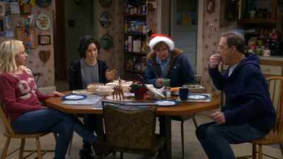 I'm just wondering if he's
really trying to avoid stress - The Conners