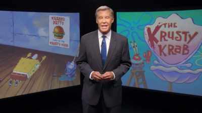 I'm Kent Shocknek, and this
is "SpongeBob Docupants." - SpongeBob DocuPants