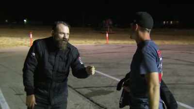I'm laying on that bump button, - Street Outlaws No Prep Kings Team Attack