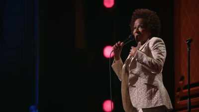 I'm learning a lot from my white family.
I am. - Wanda Sykes: Not Normal