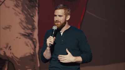 I'm like a dog
with one bad leg. - Andrew Santino: Home Field Advantage