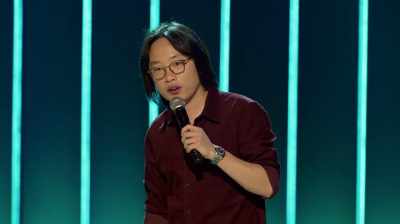 I'm like, your ass is at
my eye level right now. - Jimmy O. Yang: Good Deal