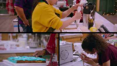 I'm like, "Don't move."
- Don't move a muscle. - Baking It