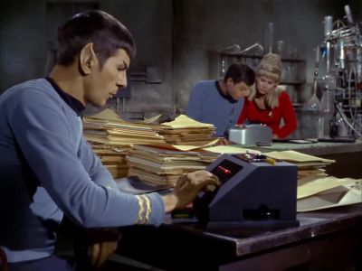 I'm like Dr. Brown--
an android. - Star Trek
