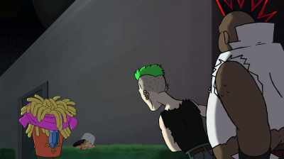 I'm like
if the Impractical Jokers had balls. - Aqua Teen Forever: Plantasm