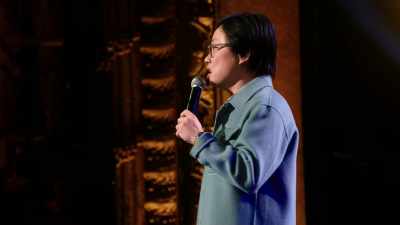 I'm like, who the fuck is
using me as a fake profile? - Jimmy O. Yang: Guess How Much?