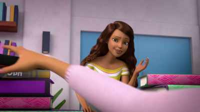 I'm looking for a rare book
about a place called Mesmer. - Barbie: A Touch of Magic