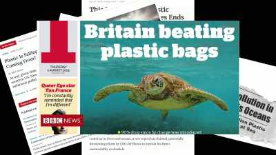 I'm looking at what's
happening, - Plastic Earth