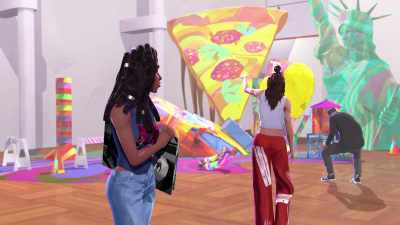 I'm looking, not touching.
Not my first gallery tour. - Entergalactic