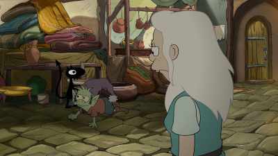 I'm losing it now,
but I think it was about scones? - Disenchantment