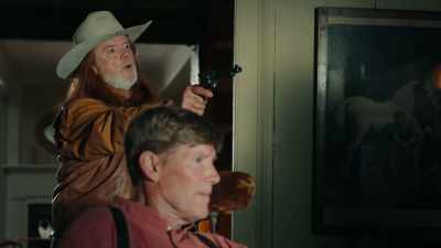 I'm losing time, doc, and so are you.
Now, where'd he go? - Desperate Riders