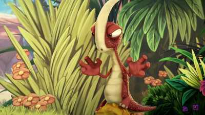 I'm mad because you're so...
so... good at everything! - Gigantosaurus