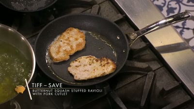 I'm making a butternut squash ravioli
with a pork cutlet. - Cook at all Costs