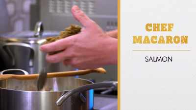 I'm making a pan-seared salmon - Secret Chef
