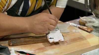 I'm making a sign that says
Halloween Cookie Challenge
right here. - Halloween Cookie Challenge