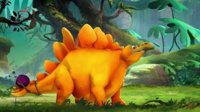 I'm Marsh-o-Saurus.
I'm strong and fierce and... - Gigantosaurus