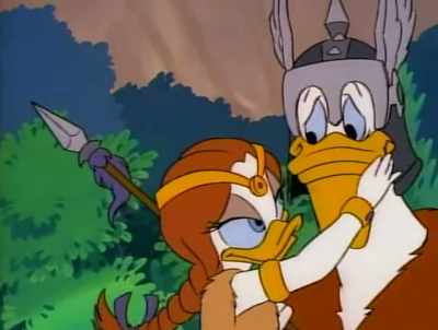 I'm no threat, you guys. I
was just getting my hat and - DuckTales