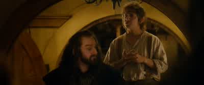 I'm not afraid I'm up for itI'll give him a taste of Dwarfish iron right up his jacksie - The Hobbit: An Unexpected Journey