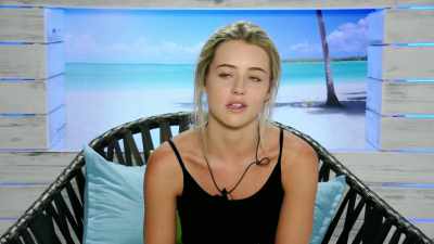 I'm not gonna start
screaming, shouting, - Love Island