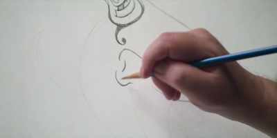 I'm not just drawing a
line that curves like that, - Sketchbook