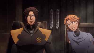 I'm not looking at you, Sypha. - Castlevania