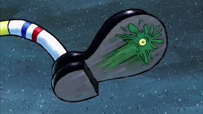 Are you on your way to the grand opening ceremonymockingly No I am not on my way over to the grand opening ceremonyI'm busy planning to rule the worldlaughsWell good luck with that - The SpongeBob SquarePants Movie