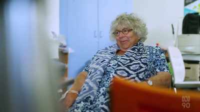 I'm not poor
but certainly not rich. - Miriam Margolyes: Australia Unmasked