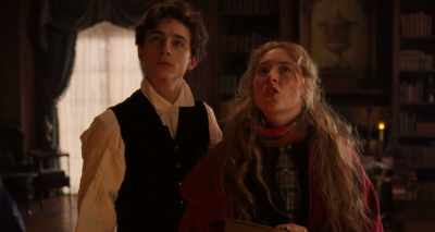 I'm not scared of anyone.
He looks stern, - Little Women