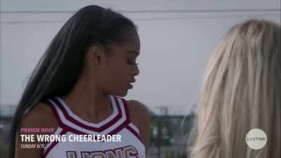 I'm not sure, but when she
looked at Shay and Rita, - The Secret Lives Of Cheerleaders