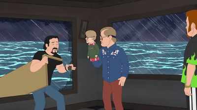 I'm not sure how long I can do this!
What should we do here? - Trailer Park Boys: The Animated Series
