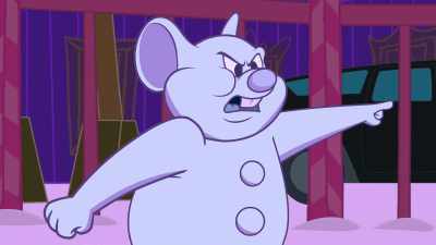 I'm not sure what this weirdo wants - Tom and Jerry Snowman's Land
