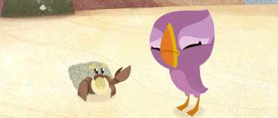 -I'm not so sure.
-Why ever not? - Puffin Rock and the New Friends