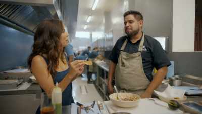 I'm now going to make
ceviche with frijoles forever. - Eva Longoria: Searching for Mexico
