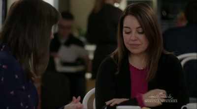 - I'm okay. Probably did more
damage hitting the ground - Aurora Teagarden Mysteries: An Inheritance to Die For
