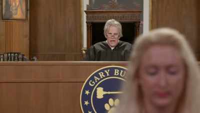 -I'm okay.
-You don't want a hug? - Gary Busey: Pet Judge