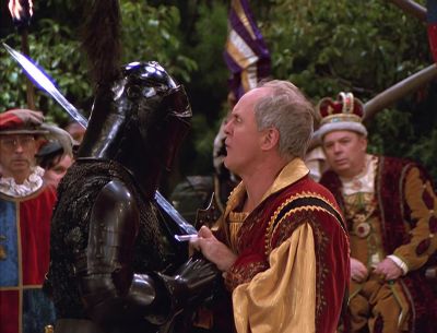 I'm only fighting
            with you to impress
            my girlfriend, - 3rd Rock from the Sun
