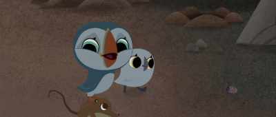 I'm Oona. This is Mossy, May
and Baba. - Puffin Rock and the New Friends