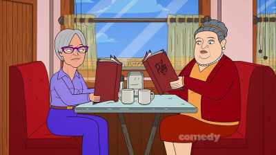 I'm ordering the white
rice with a side of cheese. - Corner Gas Animated