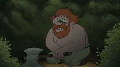 I'm out of shape, I'm starving, - Disenchantment